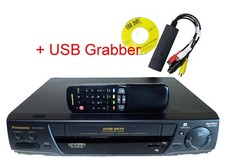 PANASONIC NV-HD625 VCR VHS Videorecorder, PAL, NTSC, + USB AV Grabber