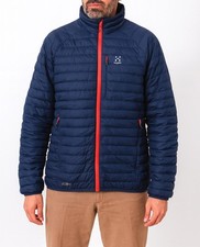 Haglöfs Jacke Herren Gr.M Iso Mimic Steppjacke Übergangsjacke Pertex Navy 154619