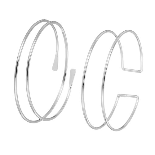 Teilige silber armkette für - 2-teilige, silber-armkette