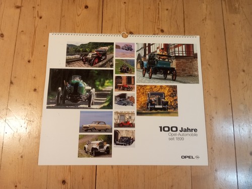 Opel kalender 100jahre - opel,