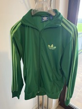 adidas Trainingsjacke Vintage Grün S - Guter Zustand