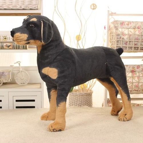 Rottweiler plüsch hund - rottweiler,