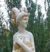 Venus XXL Skulptur Figur Keramik Vintage ca. 76 cm Statue Römische Dame Garten