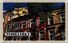 Blechschild 12x18 cm Düsseldorf Derendorf Gebäude Bildmotiv Reisemotiv Abenteuer