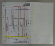 Elektrischer Schaltplan / Stromlaufplan VW Transporter T2b Modelljahr 1973