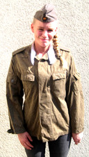 NVA Felddienst Sommer Jacke NVA Uniform   einstrich keinstrich  Gr. g 48