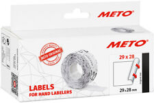 METO Etiketten für Preisauszeichner 29 x 28 mm weiß 5 Rollen à 700 Etiketten