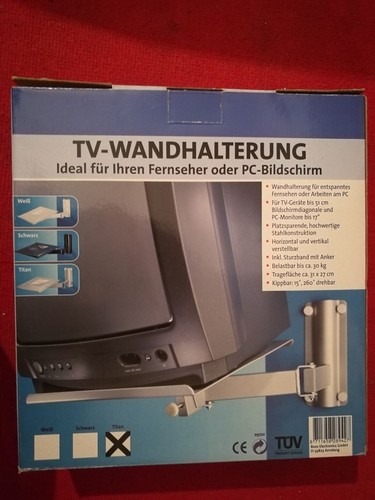 Wandhalterung titan für - tv,