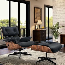 Light Rosewood Lounge Chair &