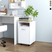 Beistellschrank mit Rollen Rollcontainer Bürocontainer Büroschrank Standschrank