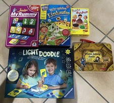 5 Gesellschaftsspiele Gut Erhalten Haba Ravensburger & Schmidt Kinder Spiele
