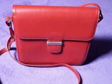 NEU!Schicke Edle"Picora"Da.Tasche Klein Rot/Silber NP:89,99 Leder