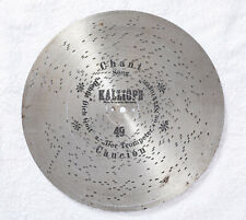 Kalliope Blech Platte 33,5 cm Ø - Der Trompeter von Säkkingen  Nr 49, Glocken