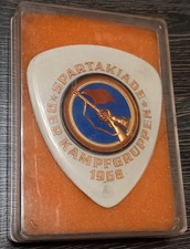 DDR Plakette / Medaille Spartakiade der Kampfgruppen 1968 OVP, Espewe Modelle