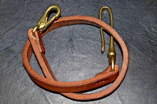 Wallet chain messing leder - wallet, us
