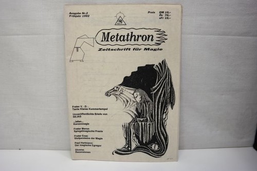 Metathron zeitschrift für - metathron,