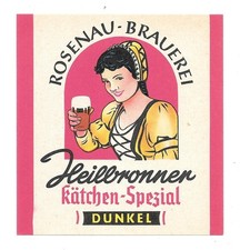 Bieretikett rosenau brauerei - bieretikett, rosenau-brauerei