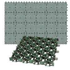 24x Rasengitter Paddockplatte grün Reitplatzmatten Rasenmatten Rasenwaben