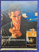 John Player Special King Size Zigaretten, originale Werbung aus 1986