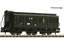 Fleischmann Abteilwagen 2. Klasse B3 DR 3-achsig, Bremserhaus, Spur N