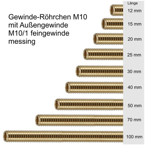 Gewinderohr m10x1 - gewinderohr,