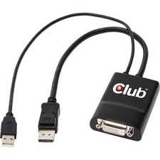Club 3D aktiver DisplayPort/Dual-Link DVI Adapter, HDCP ON Version CAC-1010