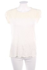 Sissy Boy Kurzarm-Bluse M weiß