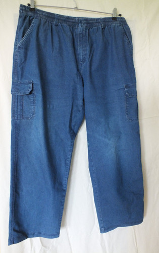 Herren cargo jeans - cargo, schlupfhose