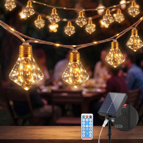 Led solar lichterkette - 8m,