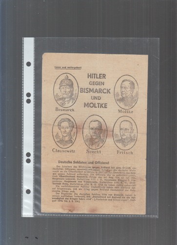 Flugblatt gegen bismark und - ..gegen,