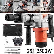 2500W Abbruchhammer Stemmhammer 25J Meißelhammer Schlaghammer Mit Koffer