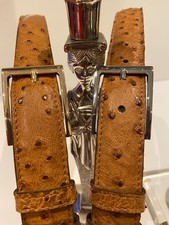 Straussenleder Gürtel 3.5 cm