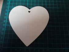 4 Holzherzen 10 x 10 cm 2 mm