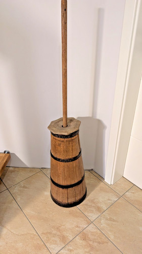 Antikes butterfass holz - antikes,