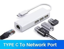 USB C auf 3 x USB A und RJ45