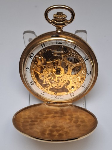 Savonette skelett taschenuhr - savonette,