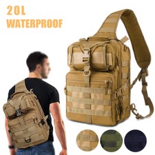 20L Tactical Sling Rucksack Molle wasserdichte Rucksack-Umhängetaschen Wandern