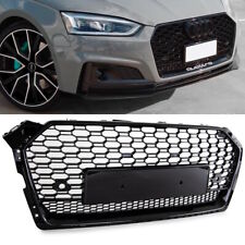 Kühlergrill Grill Wabendesign Trichter hochglanz Schwarz passt für Audi A5 F5
