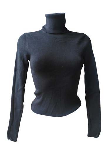 Schwarzer rollkragen pulli - schwarzer,