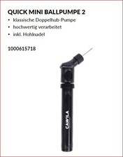 Cawila Quick-Mini-Pump Pumpe Ballpumpe Fußball Handball Ball Equipment Training
