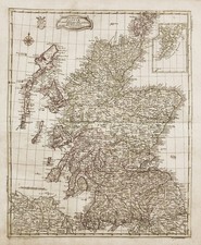 Scotland Schottland Scotia map