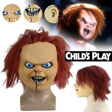 *Chucky Maske Halloween Kostüm Horror Gruselige Mask Mörderpuppe Kopfbedeckung