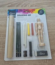 Zeichenset Drawing Set 12 Teile | Zustand Gut, Nie Benutzt 