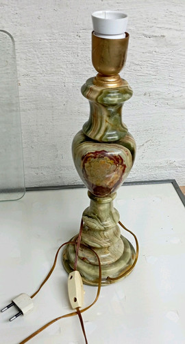Tischlampe lampenfuß onyx - lampenfuß,