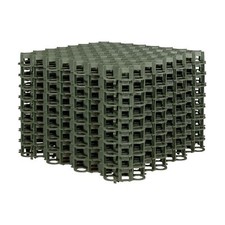 Fixkraft 10x Rasengitter Paddockplatten 50x50 cm 2,5 m² Grün