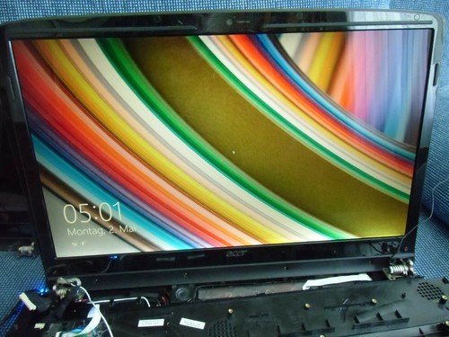 Komplettes full display - komplettes, im