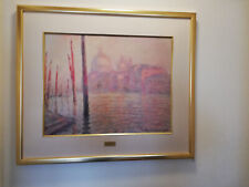 Bild " Venedig " von Claude Monet im goldenen Rahmen