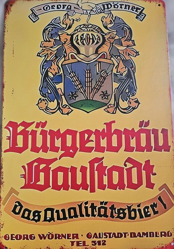 Blechschild bürgerbräu - ,
