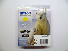 Original Epson 26 T2614 gelb Eisbär XP-510 XP-520 XP-600 XP-605 610 OVP 11/2017