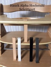 Hauck Alpha Beta und Roba  Kompatibler Ersatz Schrittgurt Riemen Gurt in Grau